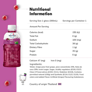 MOGU MOGU-Grape Juice-320ml